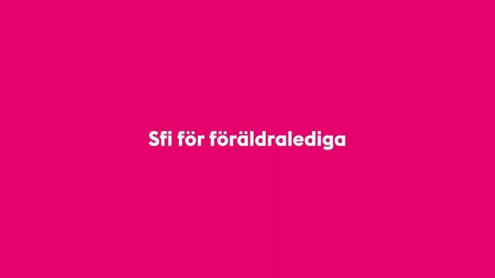 Film om Sfi för föräldralediga i Stockholms stad