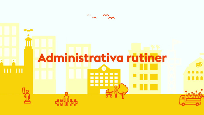 Film om administrativa rutiner i handledarskapet