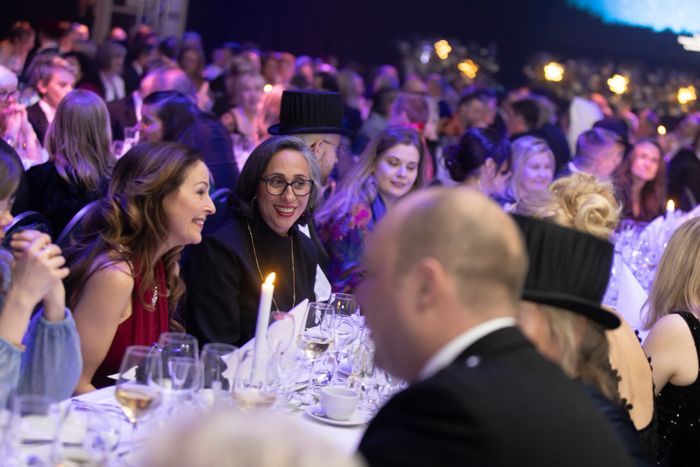 Bild på gäster under akademisk högtid