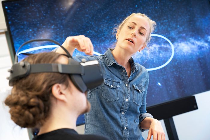 Research with VR glasses