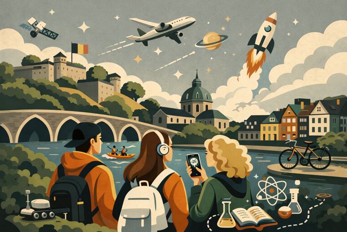 Staden Namur i Belgien